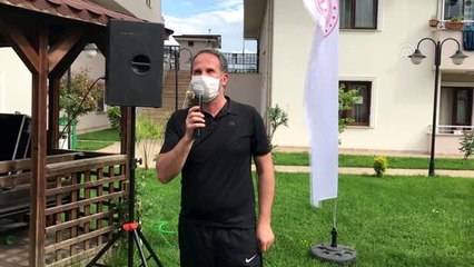 Vatandaşlar antrenör eşliğinde evlerinde spor yaptı - DÜZCE