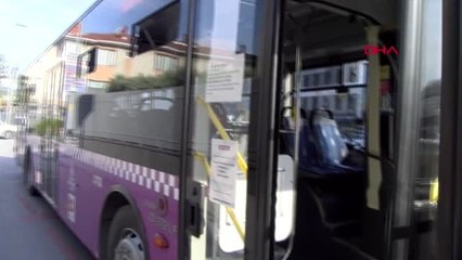 ÜSKÜDAR'DA TOPLU TAŞIMA ARAÇLARINA SOSYAL MESAFE DENETİMİ