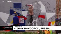La Street art russa celebra i veterani della Seconda guerra mondiale