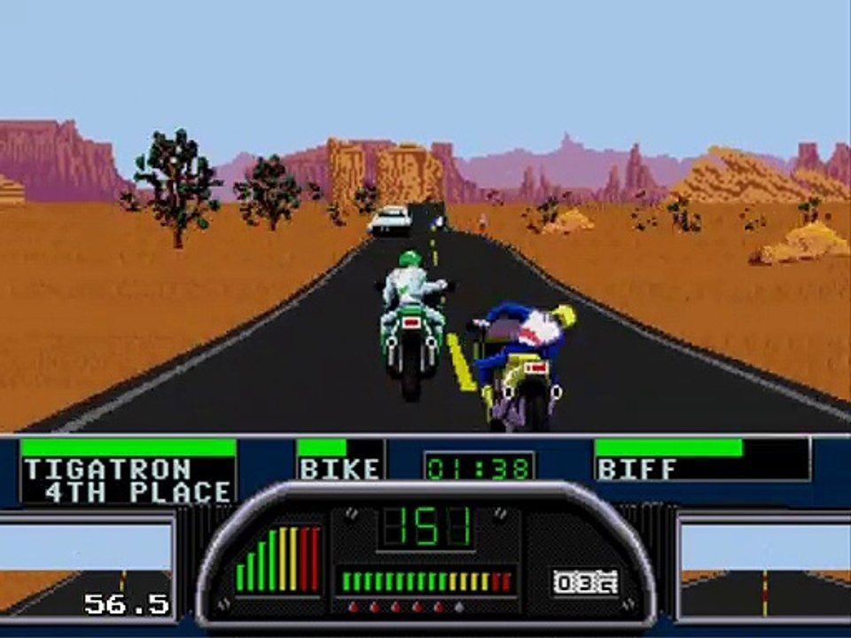 Let´´s Play Road Road 2 (SEGA) - LEVEL 3 RACE 4 - ARIZONA - No Commentary