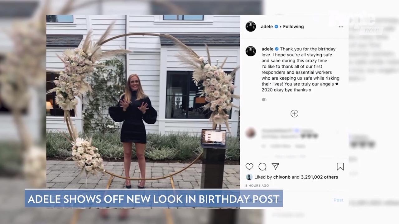 Adele Shows Off New Look While Thanking Fans for Birthday Messages