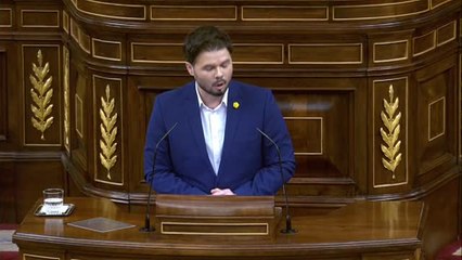Rufián: "Se constata el 'no' del Gobierno a negociar"