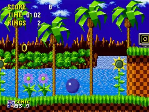 Sonic The Hedgehog (SEGA) - Gameplay
