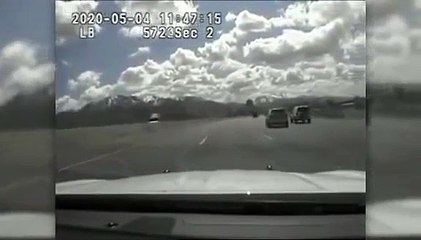 Criança apanhada a conduzir carro em direção a stand para comprar um Lamborghini