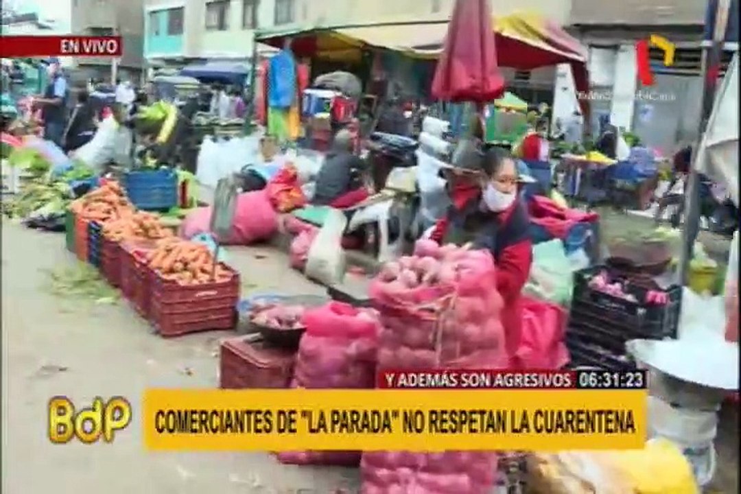 La Victoria: ambulantes vuelven a 'La Parada' y generan caos y desorden