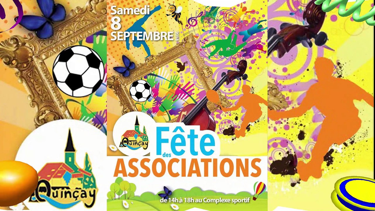 FÊTE  DES ASSOCIATIONS A QUINCAY 8 SEPTEMBRE 2018