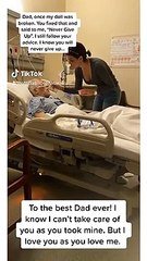 Morena shfaqet në spital, duke u kujdesur për babin e saj