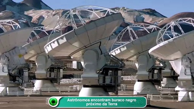 Astrônomos encontram buraco negro próximo da Terra