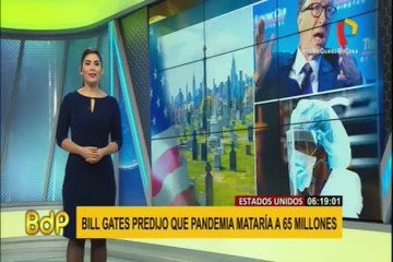 EEUU: Bill Gates predijo que pandemia mataría a 65 millones de personas