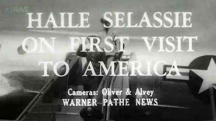 Haile Selassie - 1954 - Visits America