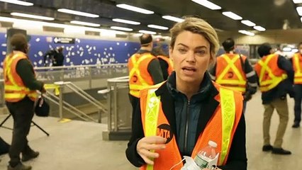 El metro de Nueva York se detiene en la noche, síntoma de una ciudad enferma