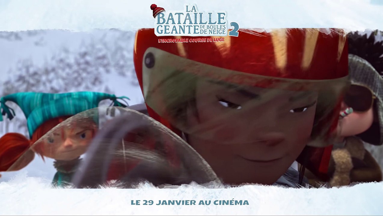 LA BATAILLE GÉANTE DE BOULES DE NEIGE 2 L'incroyable course de luge Film