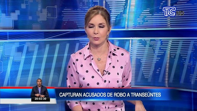 Tres sujetos fueron capturados tras asaltar a transeúntes en Quito