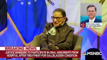 Justice Ruth Bader Ginsburg Hospitalized, Plans Quick Return To Work - Rachel Maddow