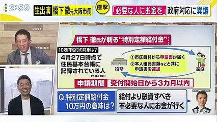 橋下徹さんお怒り　2020.5.5