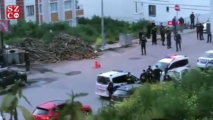 Arnavutköy'de bekçiye saldıran şüpheli bacağından vuruldu