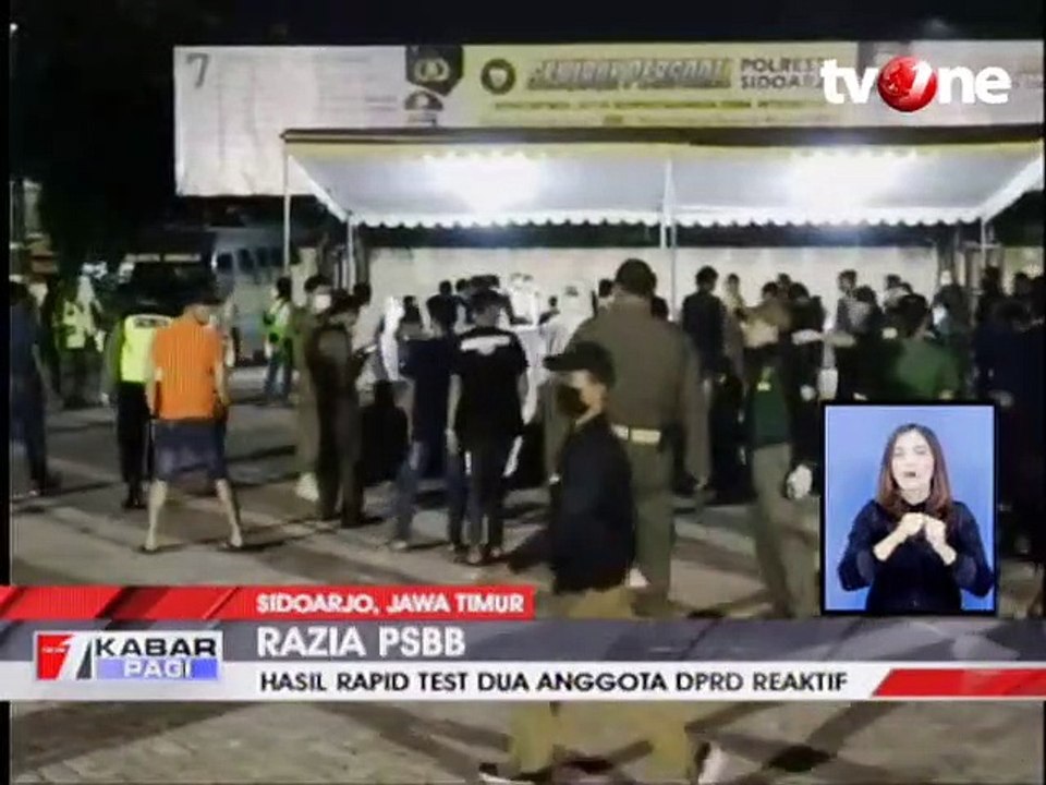 110 Anggota DPRD Sidoarjo Langgar PSBB Jalani Rapid Test