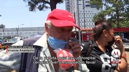 Don Anastasio fue dado de alta a un con sintomas de covid-19 en hospital de Valle de Chalco