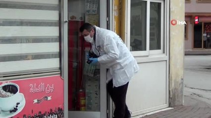 İş yerine giren hırsızlar kumbaradaki 5 bin TL'yi çaldı