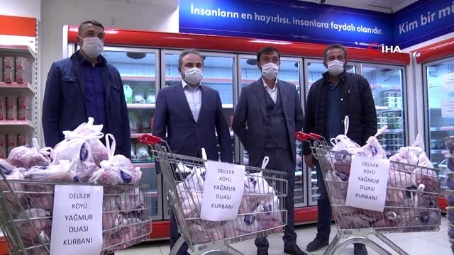 - Kestikleri kurbanları Gıda Bankasına bağışladılar- Çorumlular hayırda yarışıyor- Çorum Belediyesi...