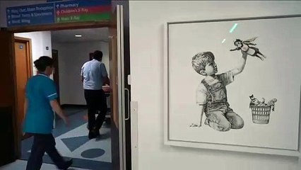 Homenaje de Bansky a los sanitarios