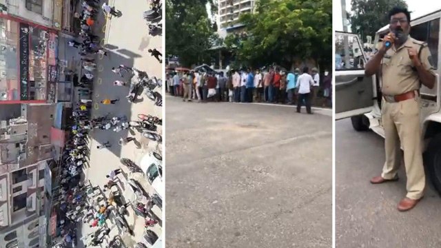 Watch Woman Frustrated On Drinkers And Long Queues Outside Liquor Shops
