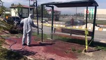 Iğdır'da Park ve Bahçeler dezenfekte ediliyor