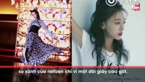 Nhiệt Ba và Ngô Cẩn Ngôn, người được dìu như “nương nương”, kẻ cắn răng chịu đau khi mang giày cao gót