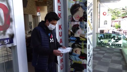 Mamak Belediyesi’nden kuaför ve berberlere maske ile dezenfekte desteği
