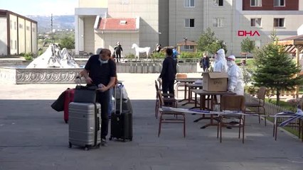 KAYSERİ Özbekistan'dan getirilen 289 Türk, tahliye edildi