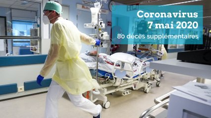 Coronavirus, 7 mai 2020: 80 décès supplémentaires
