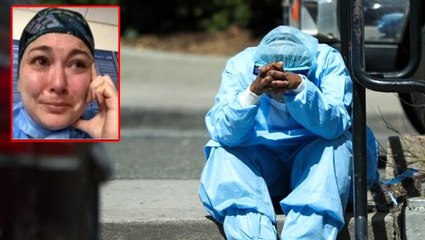 ABD'li hemşire ağlayarak itiraf etti: Korona hastaları ağır ihmalden ölüyor