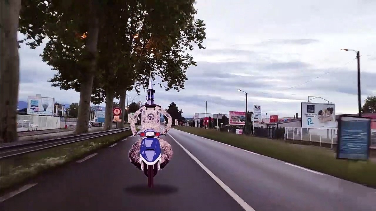 Jaquemart a scooter