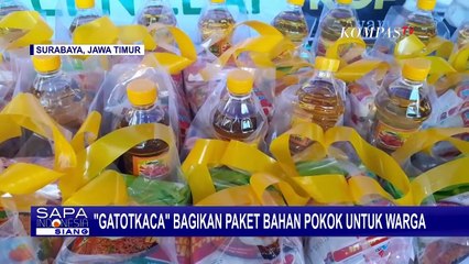 Wow! Aksi Solidaritas Gatot Kaca Bagikan Ratusan Sembako