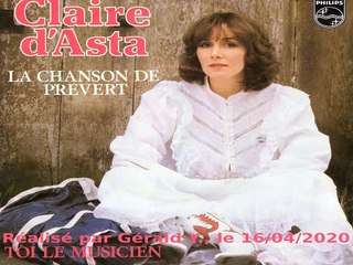 Claire D'Asta_La chanson de Prévert (S. Gainsbourg)(1981)