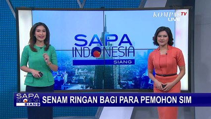 Selama Pandemi Corona, Para Pemohon SIM Diminta Untuk Lakukan Senam Ringan