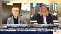 Yves Veyrier (Force Ouvrière) : 453 800 emplois détruits dans le secteur privé au 1er trimestre avec un effondrement de l'intérim - 07/05