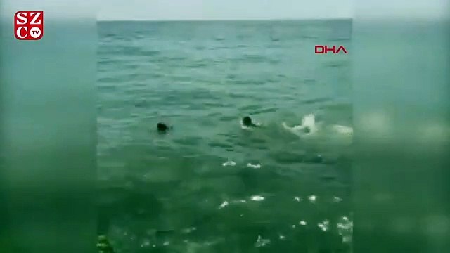 Polis, denze atlayarak intihar girişiminde bulunan kadını kurtardı