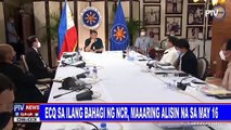 ECQ sa ilang bahagi ng NCR, maaaring alisin na sa May 16