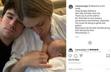 Chloe Sevigny introduces newborn son Vanja