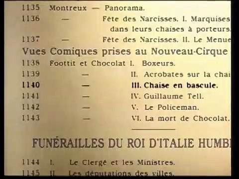 Chiens savants (La silla basculante) [1902]