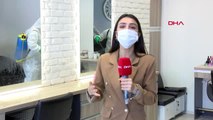 İSTANBUL-Kuaför, berber ve güzellik salonları dezenfekte edildi
