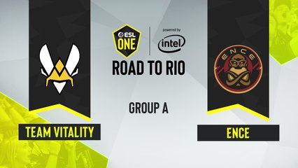 CSGO - Team Vitality vs. ENCE [Mirage] Map 1 - ESL One Road to Rio - Group A - EU