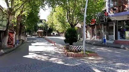 Karantina altına alınan Gölbaşı'nda  sessizlik hakim