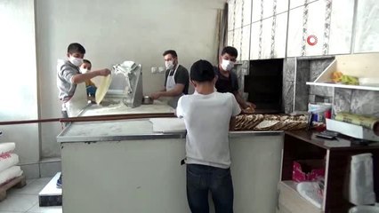Silopi'de Ramazan ayında lahmacuna yoğun ilgi