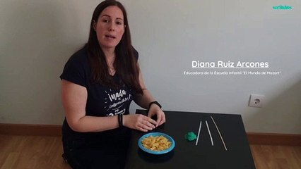Ejercicio para desarrollar la psicomotricidad fina en niños de 2-3 años