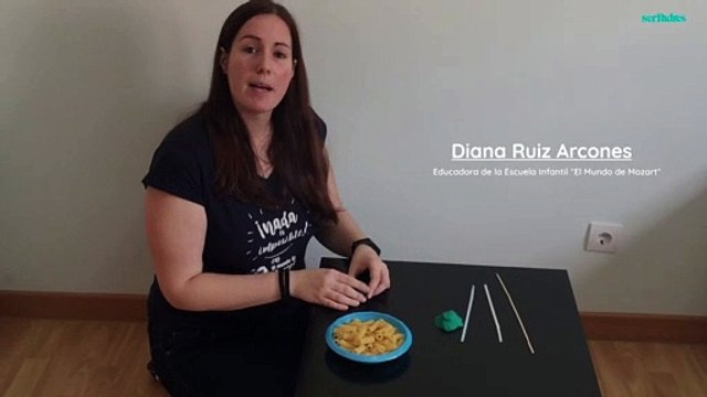 Ejercicio para desarrollar la psicomotricidad fina en niños de 2-3 años