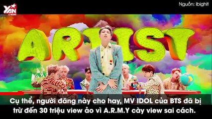 MV mới của BTS bị trừ tới 30 triệu view ảo, A.R.M.Y cay cú chấm điểm 1 sao cho Youtube?