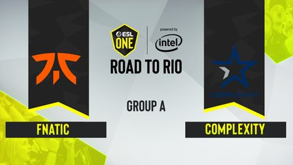 CSGO - Complexity vs. Fnatic [Nuke] Map 1 - ESL One Road to Rio - Group A - EU