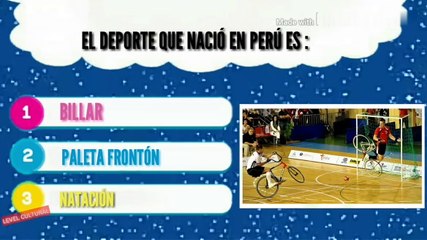 Cultura general peruana : Reto podrás responder?